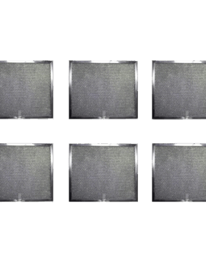 Aluminum Replacement Range Hood Filter 9-7/8 x 11-11/16 x 3/8 (6-Pack)
