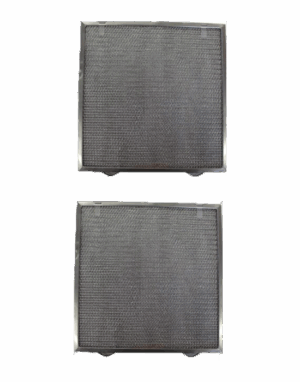 Replacement Aluminum Filters Compatible with Air King GF-01S,G-8105, -9-3/8 x 10-1/2 x 3/8 (2 TS LS 1PT LS) (2-Pack)