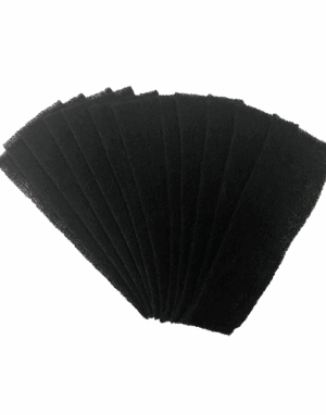 Duraflow Floor Vent Heat Register Air Filter, with Activated Carbon Dust Pollen, Pet Hair, Dander 4 x 12 12pcs