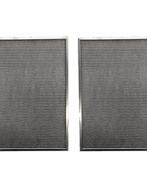 Replacement Aluminum Pre/Post Filter- 12-3/8 x 15-7/8 x 3/8 - Compatible with Honeywell Air Cleaner Models F300E1019, F300A1620, F50F1073 - (2-Pack)