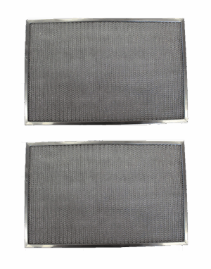 Replacement Aluminum Filters Compatible with Broan 99010217,G-8677,RHF1105 -11-1/8 x 16-3/8 x 3/8 (2-Pack)